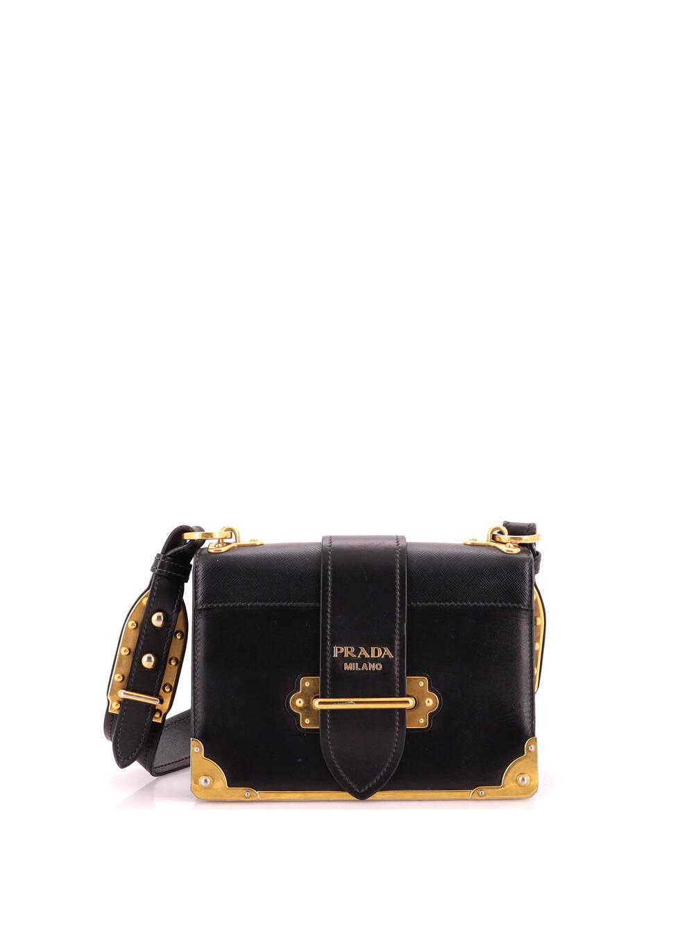 Prada Cahier Crossbody Bag Leather And #323497P11B